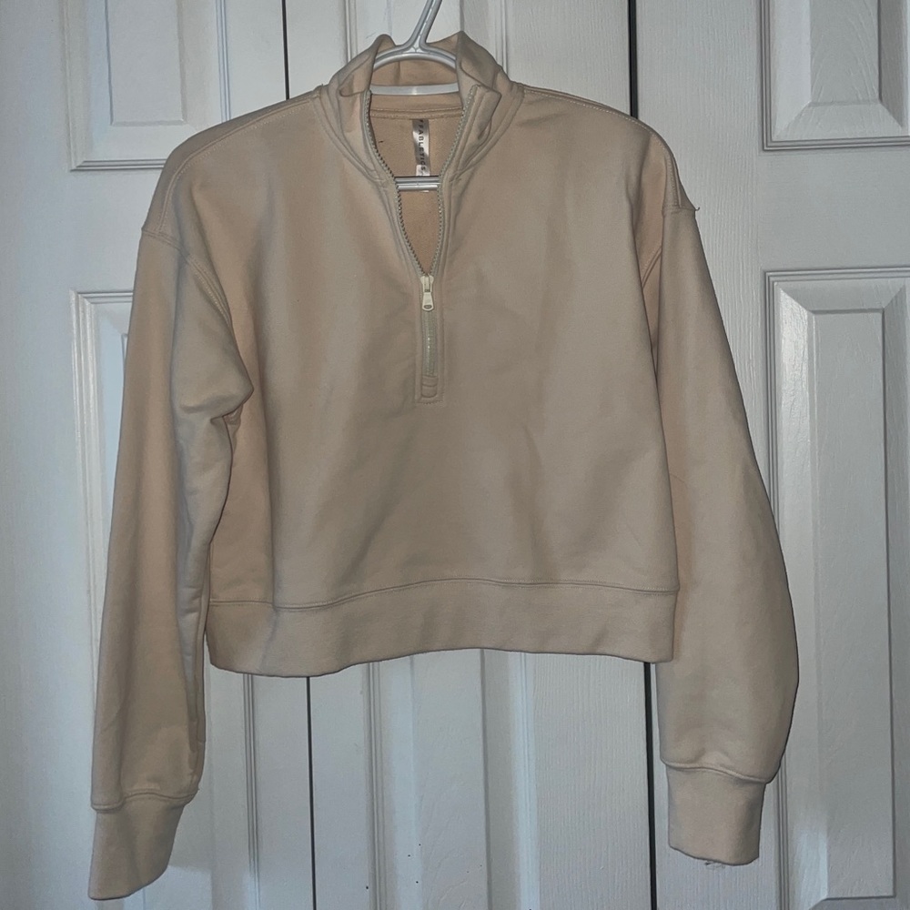 Fabletics cropped quarter zip